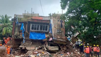 മുംബൈയിൽ കെട്ടിടം തകർന്നുവീണ് 10 മരണം;  രക്ഷാപ്രവർത്തനം പുരോഗമിക്കുന്നു