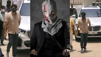 Rorschach : മമ്മൂട്ടിയുടെ മാസ് എൻട്രി; 'റോഷാക്ക്‌' ഷൂട്ടിനായി താരം ദുബൈയിൽ - വീഡിയോ