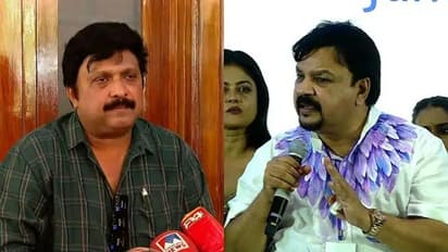  'ബിനീഷ് കോടിയേരിക്ക് സസ്പെൻഷൻ വേണ്ടെന്ന നിലപാടിനൊപ്പം നിന്നയാളല്ലേ'; ​ഗണേഷിന് ഇടവേള ബാബുവിന്റെ മറുപടി