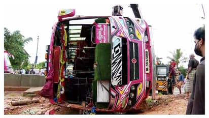 തളിപ്പറമ്പില് ബസ് അപകടം; ഒരാള് മരിച്ചു, നിരവധി പേര്ക്ക് പരിക്ക്