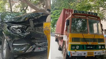 KGF ನಟ ಪ್ರಯಾಣಿಸುತ್ತಿದ್ದ ಕಾರು ಅಪಘಾತ, ಕ್ಯಾಂಟರ್ ಡಿಕ್ಕಿ ಹೊಡೆದ ರಭಸಕ್ಕೆ ವಾಹನ ಜಖಂ!