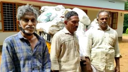 കടകളിൽ നിന്ന് മാലിന്യം ശേഖരിച്ച് വനത്തിൽ തള്ളുന്ന സംഘം പിടിയിൽ