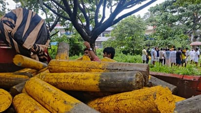 K Rail Protest: കെ റെയില്‍ അതിരടയാള കല്ല് മാറ്റാന്‍ അധികൃതരെത്തി; തടഞ്ഞ് സമര സമിതി, അറസ്റ്റ്