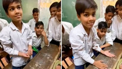 Watch: Young school kid performs magic among his friends; video touches 50 million views