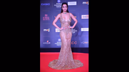  ফেটে বেরোচ্ছে সুডৌল স্তন,  হাই থাই স্লিট সি-থ্রু গাউনে মালাইকার শরীরী নেশায় বুঁদ ভক্তরা 