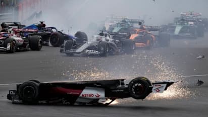 ബ്രിട്ടീഷ് ഗ്രാന്പ്രീയ്ക്കിടെ അപകടത്തില് നിന്ന് അത്ഭുതകരമായി രക്ഷപ്പെട്ട് ചൈനീസ് ഡ്രൈവര്- വീഡിയോ കാണാം