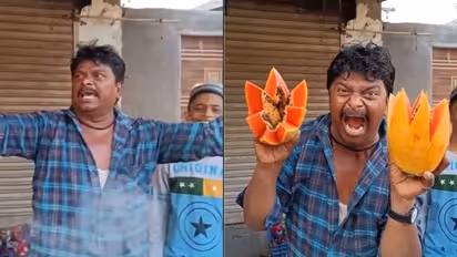 फ्रूट सेलर का फल बेचने का अंदाज वायरलः जब कहता है- देखो कितना लाल, लोगों का आता है जवाब- कर दिया कमाल