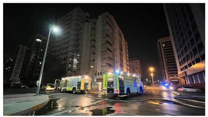 യുഎഇയില്‍ പന്ത്രണ്ട് നില കെട്ടിടത്തില്‍ തീപിടിത്തം