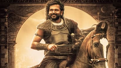 ராஜ்ஜியம் இல்லாத இளவரசன்.... பொன்னியின் செல்வனில் வந்தியத்தேவனாக வாகைசூட வரும் கார்த்தி - வைரலாகும் மாஸ் லுக்