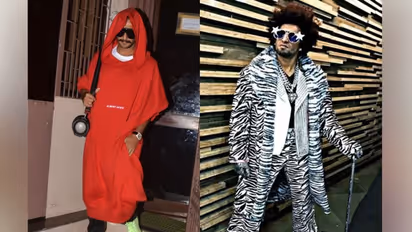 8 PHOTOS में देखें रणवीर सिंह का भयानक फैशन, जब उटपटांग कपड़े पहन खुद का बनाया मजाक