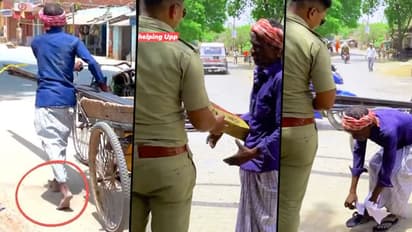 Watch: UP cop’s act of humanity has been winning hearts on the internet