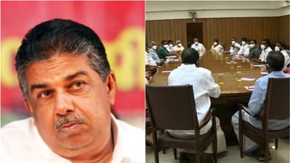 സജി ചെറിയാന് വിവാദം; മന്ത്രിസഭായോഗം ചര്ച്ച ചെയ്തില്ല,സജി ചെറിയാനും ക്യാബിനറ്റില് പങ്കെടുത്തു