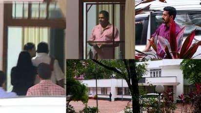 രാജിവെച്ചെത്തിയ സജി ചെറിയാനെ ചുംബിച്ച് മകൾ; സന്ദർശിച്ച് മാവേലിക്കര എംഎൽഎ