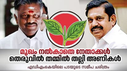 അണ്ണാ ഡിഎംകെയിൽ പടപ്പുറപ്പാട്, പാർട്ടി പൊട്ടിത്തെറിയിലേക്ക്