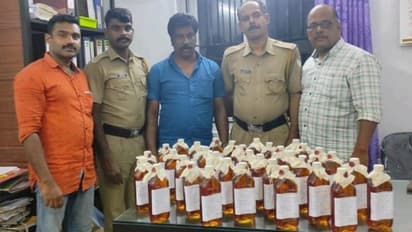 വില്പനക്കായി ഓട്ടോറിക്ഷയിൽ കടത്തികൊണ്ടുവന്ന 34 കുപ്പി വിദേശമദ്യവുമായി യുവാവ് പിടിയില്‍