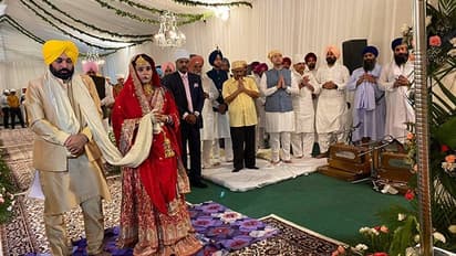 Punjab CM Bhagwant Mann ties knot with Dr Gurpreet Kaur; Raghav Chadha shares pics
