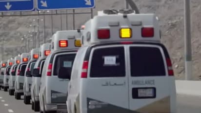 Hajj 2022: കിടപ്പു രോഗികളായ ഹജ്ജ് തീര്‍ത്ഥാടകരെ ആംബുലന്‍സുകളില്‍ മക്കയിലെത്തിച്ചു - വീഡിയോ