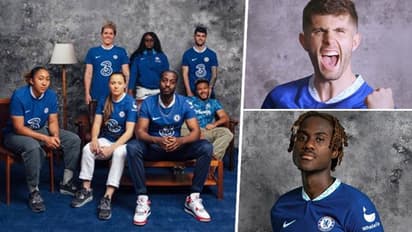 Chelsea's new home kit honours Ted Drake; fans divided over turquoise and white collar