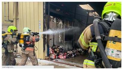 യുഎഇയില് വ്യവസായ മേഖലയിലെ വെയര്ഹൗസുകളില് തീപിടിത്തം