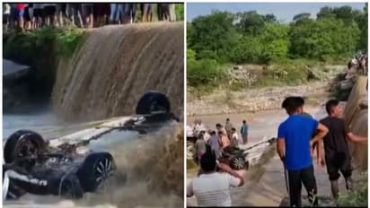 ഉത്തരാഖണ്ഡിൽ കനത്ത മഴയിൽ കാർ ഒലിച്ചുപോയി 9പേർ മരിച്ചു; അപകടം രാംനഗറിലെ ധേല നദിയിൽ