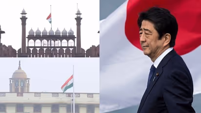 ആബെയുടെ മരണത്തിൽ ഇന്ന് രാജ്യത്ത് ദു:ഖാചരണം: ചെങ്കോട്ടയിൽ ദേശീയ പതാക താഴ്ത്തി കെട്ടി