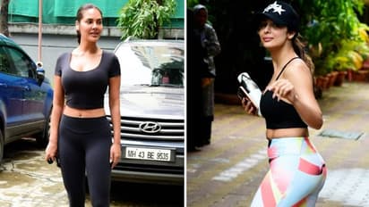 মালাইকা অরোরা নাকি এষা গুপ্ত, জিম আউটফিটে কে বেশি সেক্সি 