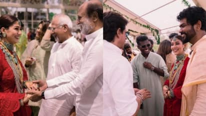 രജനികാന്തും ഷാരൂഖ് ഖാനും, വിവാഹ ചടങ്ങിലെ ഫോട്ടോകള് പുറത്തുവിട്ട് വിഘ്നേശ് ശിവൻ