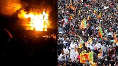 Sri Lankan PM Wickremesinghe's private residence in Colombo set on fire by protestors