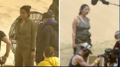 ಶೂಟಿಂಗ್ ನಲ್ಲಿ ಗರ್ಭಿಣಿ ಅಲಿಯಾ ಭಟ್; ಬೇಬಿ ಬಂಪ್ ಫೋಟೋ ವೈರಲ್ 