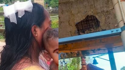 അഞ്ചുമാസമായ കുഞ്ഞ് രക്ഷപ്പെട്ടത് ഭാഗ്യത്തിന്റെ ബലത്തില്; ദേവസ്വം ബോർഡിന്റെ അലംഭാവമെന്ന് ആക്ഷേപം