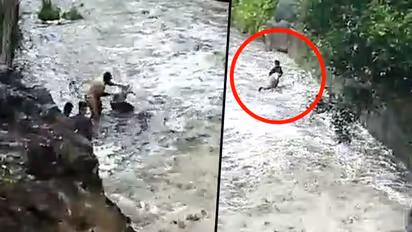 Pune cops rescue man from drowning by risking their lives: Heartwarming video goes viral