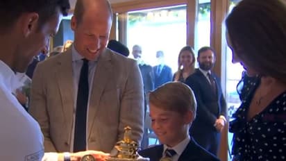 Wimbledon 2022: Novak Djokovic hands winner's trophy to Prince George; here's what happened next
