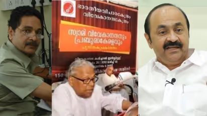 'വിഎസ് പങ്കെടുത്തത് ആർഎസ്എസിനെ വിമർശിക്കാൻ', വിഡിക്കെതിരെ വിഎസിന്റെ പ്രസംഗവുമായി ശശിധരൻ