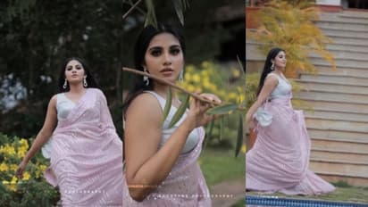 സാരിയിൽ വീണ്ടും തിളങ്ങി 'കൺമണി', കാണാം കിടിലൻ ഫോട്ടോഷൂട്ട് വീഡിയോ