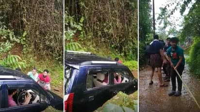 ഗൂഗിൾ മാപ്പ് ചതിച്ചു, കുടുംബം നട്ടപ്പാതിരക്ക് ചെന്നെത്തിയത് പാടത്ത്, കുടുങ്ങിയ വാഹനം കയറിട്ടു വലിച്ചു കയറ്റി 