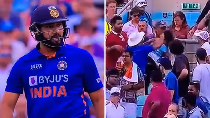 Eng vs Ind: ಬಾಲಕಿಯ ಬೆನ್ನಿಗೆ ಬಿದ್ದ ಹಿಟ್‌ ಮ್ಯಾನ್‌ ಸಿಕ್ಸ್‌, ಫಿಸಿಯೋಗಳನ್ನು ಕಳಿಸಿದ ಇಂಗ್ಲೆಂಡ್‌ ಟೀಮ್‌!