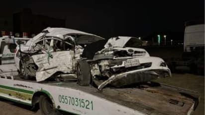 സൗദി അറേബ്യയില് വാഹനാപകടം; മൂന്ന് കുട്ടികള് ഉള്പ്പെടെ അഞ്ച് ഇന്ത്യക്കാര് മരിച്ചു