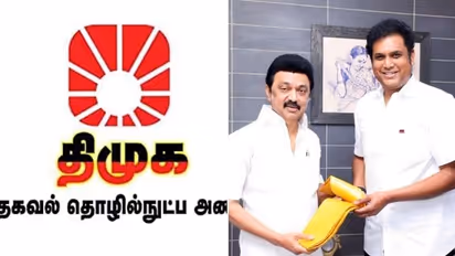 மீண்டு வந்த திமுக ஐ.டி விங் ட்விட்டர் பக்கம்.. திமுகவா ? பாஜகவா ? - டி.ஆர்.பி ராஜா கலாய்!