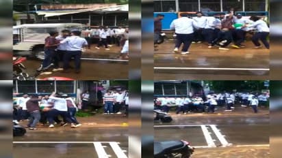 മലപ്പുറം പാലേമാട് വിവേകാനന്ദ കോളേജിലെ വിദ്യാർത്ഥികൾ തമ്മിൽ ചേരിതിരിഞ്ഞ് സംഘർഷം