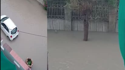 श्रीगंगानगर में बेकाबू हुए हालात, सेना ने संभाला मोर्चा, देखिए बारिश का खतरनाक वीडियो