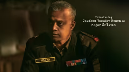 Sita Ramam : ദുല്‍ഖറിനൊപ്പം 'മേജര്‍ സെല്‍വനാ'യി ഗൗതം മേനോൻ, 'സീതാ രാമം' ലുക്ക് പുറത്ത്