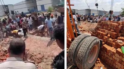  दिल्ली के अलीपुर में बड़ा हादसा: सामने आईं मौके की तस्वीरें...गोदाम की दीवार ढहने से 5 मजदूरों की मौत
