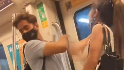 Viral video: Delhi woman repeatedly slaps man in metro after scuffle over Zara t-shirt