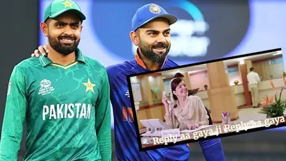 Virat Kohli's response to Babar Azam's show of support sparks meme fest