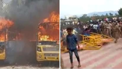 கள்ளக்குறிச்சி வன்முறைக்கு வெளியூர் நபர்களே காரணம்.! மாணவி மர்மச்சாவு மட்டும் காரணம் இல்லை - அன்புமணி