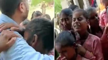 യാത്രയയപ്പ് വേളയിൽ അധ്യാപകനെ കെട്ടിപ്പിടിച്ച് കരഞ്ഞ് വിദ്യാർത്ഥികൾ, ഹൃദയം തൊടുന്ന വീഡിയോ