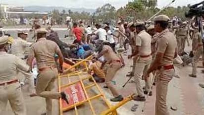 கலவரத்தில் 17 போலீசாருக்கு காயம்.. திடீரென்று வன்முறை மூண்டது எவ்வாறு..?  எஸ்.பி பரபரப்பு தகவல்..