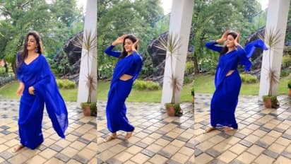 നീല സാരിയിൽ തെലുങ്ക് പാട്ടിന് ചുവടുകളുമായി മൗനരാഗത്തിലെ 'സോണി'