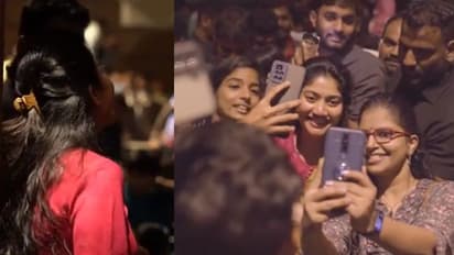 'ഗാര്‍ഗി' കണ്ടിരിക്കവെ തിയറ്ററിന്‍റെ വാതില്‍ തുറന്ന് സായ് പല്ലവി; അമ്പരന്ന് ആരാധകര്‍: വീഡിയോ