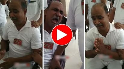 ರಕ್ತದ ಮಾದರಿ ತೆಗೆಯುವಾಗ ಆನೆ ಘೀಳಿಡುವಂತೆ ಬೊಬ್ಬೆ ಹಾಕಿ ಅತ್ತ ಪೊಲೀಸ್: viral video